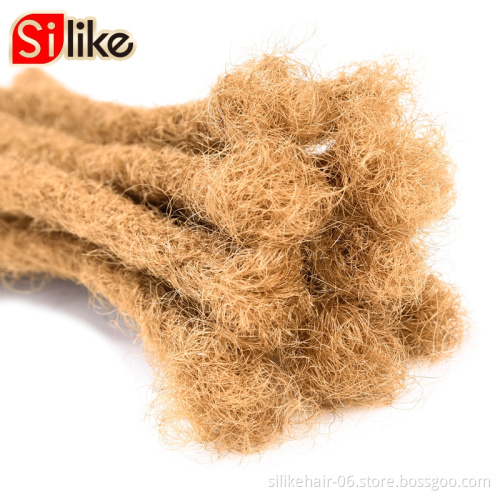 Women Men Fashion Hip-Hop Reggae Black Brown Crochet Braiding Hair 10 Strands Handmade Dreadlocks Synthetic Hair Extensions